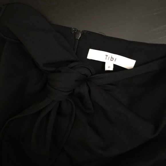 NEW Tibi Black Bow Skirt Size 0 - Picture 2 of 6